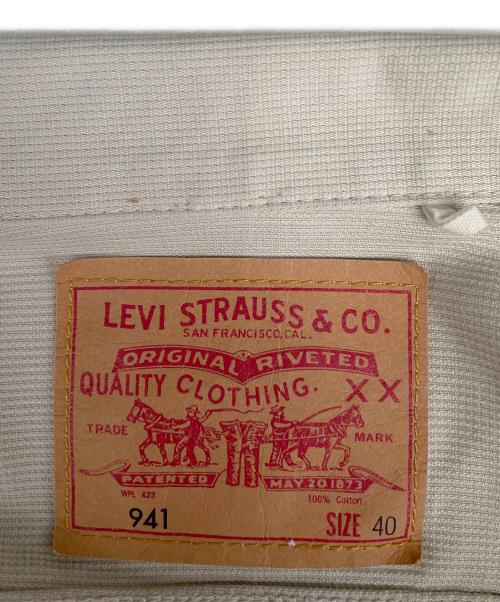 LEVI'S（リーバイス）LEVI'S (リーバイス) ピケジャケット ホワイト サイズ:40の古着・服飾アイテム