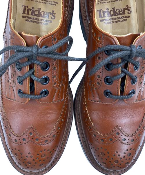 Tricker's（トリッカーズ）Tricker's (トリッカーズ) ウィングチップシューズ ブラウン サイズ:25.5㎝～26㎝の古着・服飾アイテム