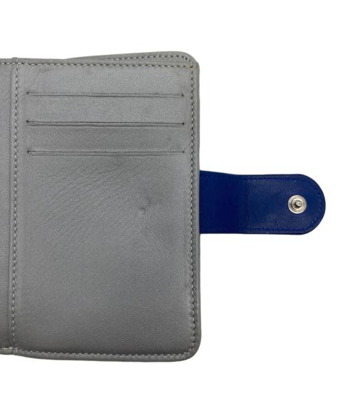 CHANEL（シャネル）CHANEL (シャネル) 2つ折り財布 カメリア ネイビーの古着・服飾アイテム