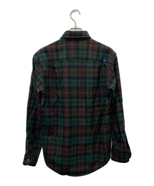 PENDLETON（ペンドルトン）PENDLETON (ペンドルトン) 長袖シャツ グリーン×ブラウン サイズ:Ｓの古着・服飾アイテム