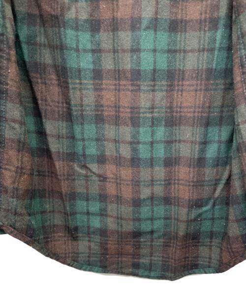 PENDLETON（ペンドルトン）PENDLETON (ペンドルトン) 長袖シャツ グリーン×ブラウン サイズ:Ｓの古着・服飾アイテム