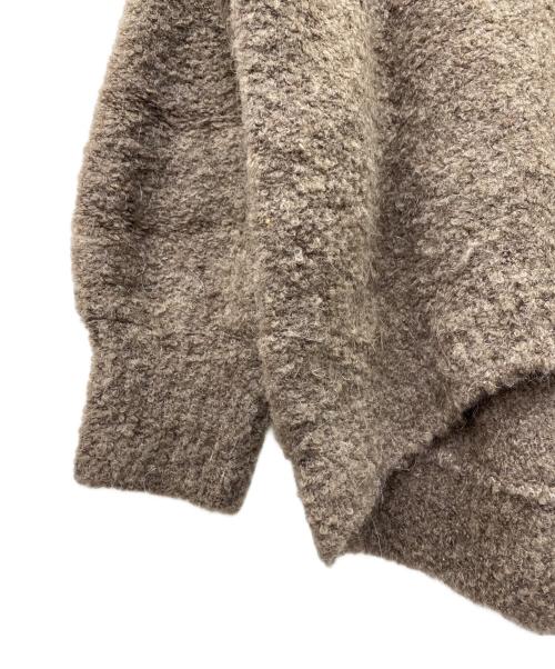 RIVE DROITE（リヴドロワ）RIVE DROITE (リヴドロワ) ブークレボリュームスリーブニット ベージュ サイズ:Ｆの古着・服飾アイテム