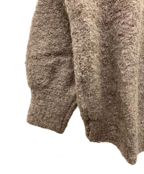 RIVE DROITE（リヴドロワ）RIVE DROITE (リヴドロワ) ブークレボリュームスリーブニット ベージュ サイズ:Ｆの古着・服飾アイテム