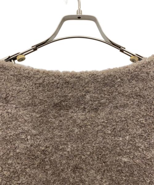 RIVE DROITE（リヴドロワ）RIVE DROITE (リヴドロワ) ブークレボリュームスリーブニット ベージュ サイズ:Ｆの古着・服飾アイテム