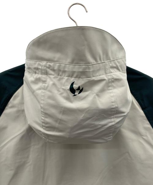 wai kei（ワイ ケイ）wai kei (ワイ ケイ) ウインドブレーカー ベージュ×グリーン サイズ:2の古着・服飾アイテム