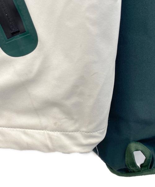 wai kei（ワイ ケイ）wai kei (ワイ ケイ) ウインドブレーカー ベージュ×グリーン サイズ:2の古着・服飾アイテム