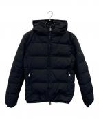 AKMエーケーエム）の古着「スタンドネックレイヤードダウンジャケット」｜ブラック