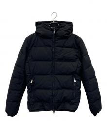 AKM（エーケーエム）の古着「スタンドネックレイヤードダウンジャケット」｜ブラック