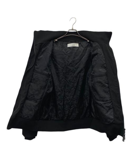 AKM（エーケーエム）AKM (エーケーエム) スタンドネックレイヤードダウンジャケット ブラック サイズ:Lの古着・服飾アイテム