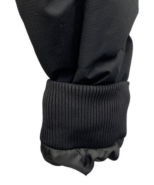 AKM（エーケーエム）AKM (エーケーエム) スタンドネックレイヤードダウンジャケット ブラック サイズ:Lの古着・服飾アイテム