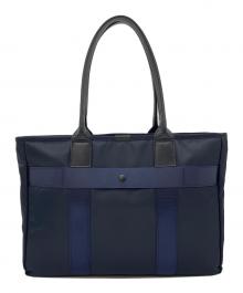 PORTER（ポーター）の古着「トートバッグ」｜ネイビー×ブラック