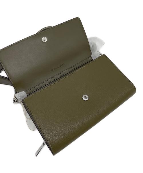 MICHAEL KORS（マイケルコース）MICHAEL KORS (マイケルコース) ショルダーウォレット オリーブの古着・服飾アイテム