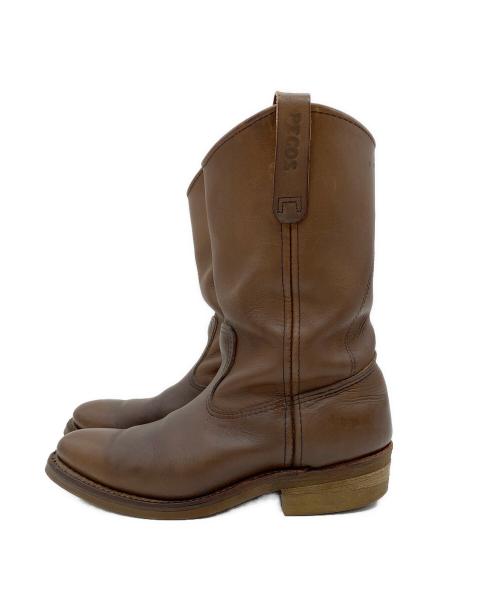 RED WING（レッドウィング）RED WING (レッドウィング) ペコスブーツ ブラウン サイズ:25.5の古着・服飾アイテム