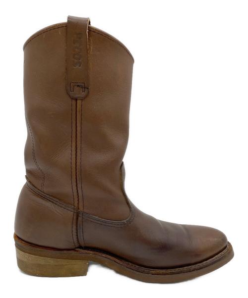 RED WING（レッドウィング）RED WING (レッドウィング) ペコスブーツ ブラウン サイズ:25.5の古着・服飾アイテム