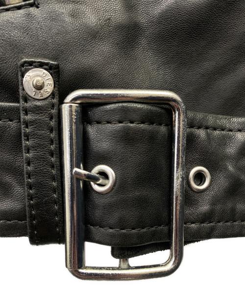 DIESEL（ディーゼル）DIESEL (ディーゼル) ダブルライダースジャケット ブラック サイズ:XSの古着・服飾アイテム