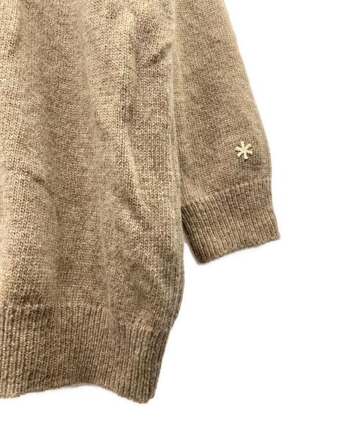 Snow peak（スノーピーク）Snow peak (スノーピーク) JOURNAL STANDARD relume (ジャーナルスタンダード レリューム) 厚手ニット ベージュ サイズ:記載無しの古着・服飾アイテム