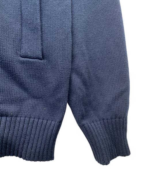 AVIREX（アヴィレックス）AVIREX (アヴィレックス) コットン スタンド ジップアップ セーター ネイビー サイズ:Ｌの古着・服飾アイテム
