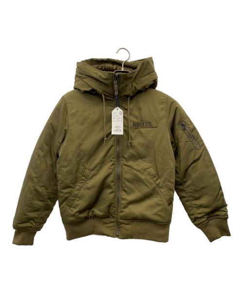 AVIREX（アヴィレックス）AVIREX (アヴィレックス) 中綿ジャケット オリーブ サイズ:Mの古着・服飾アイテム