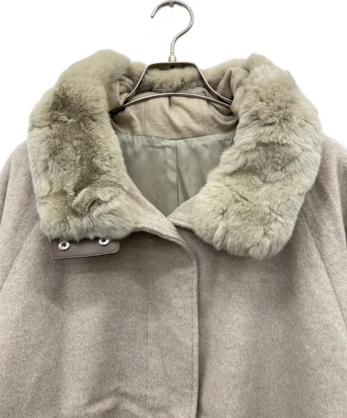 KIYOKO TAKASE（キヨコ タカセ）KIYOKO TAKASE (キヨコ タカセ) Ａライン ショートコート ベージュ サイズ:15の古着・服飾アイテム