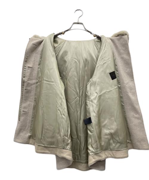 KIYOKO TAKASE（キヨコ タカセ）KIYOKO TAKASE (キヨコ タカセ) Ａライン ショートコート ベージュ サイズ:15の古着・服飾アイテム
