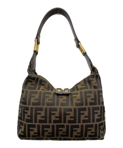 FENDI（フェンディ）FENDI (フェンディ) ショルダーバッグ ブラウンの古着・服飾アイテム