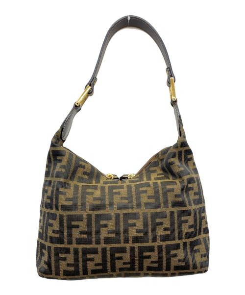 FENDI（フェンディ）FENDI (フェンディ) ショルダーバッグ ブラウンの古着・服飾アイテム
