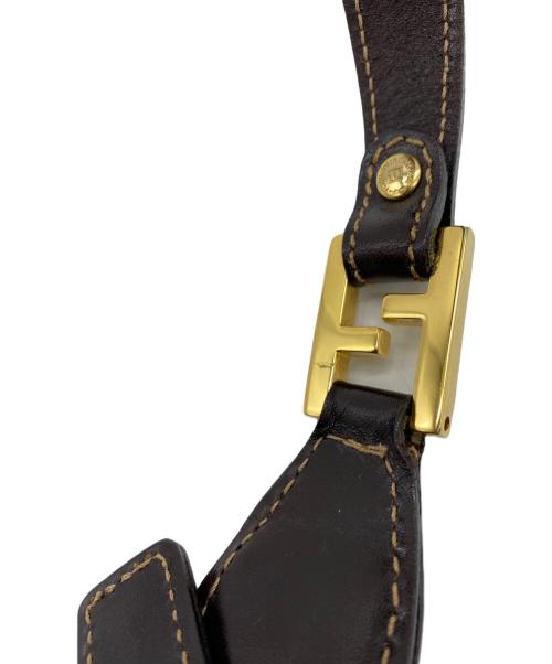 FENDI（フェンディ）FENDI (フェンディ) ショルダーバッグ ブラウンの古着・服飾アイテム