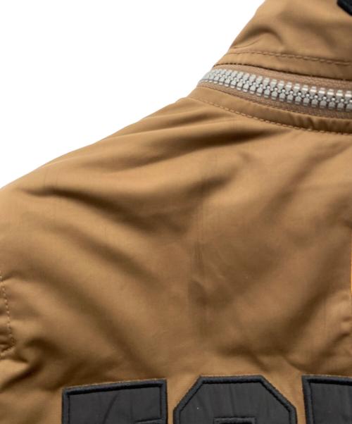 AVIREX（アヴィレックス）AVIREX (アヴィレックス) 中綿ブルゾン ブラウン サイズ:Mの古着・服飾アイテム