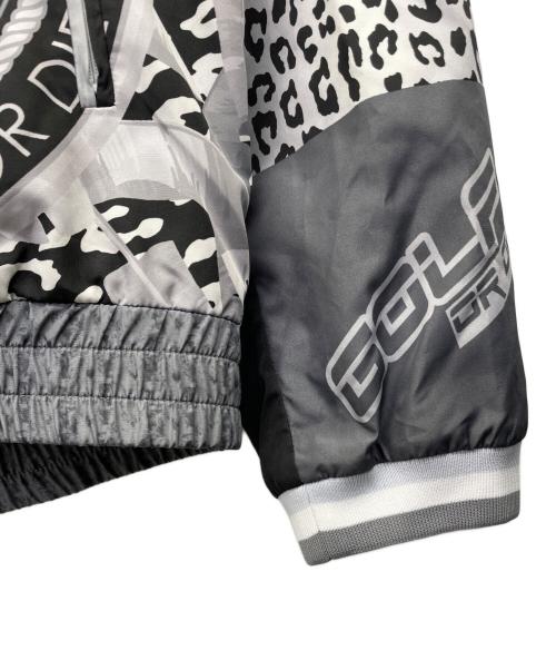 MARK&LONA（マークアンドロナ）MARK&LONA (マークアンドロナ) ジップアップジャケット ホワイト×ブラック サイズ:50の古着・服飾アイテム