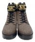 MICHAEL KORS (マイケル・コース) KINCAID LACE UP BOOTIE ブラウン×ブラック サイズ:23㎝：12000円
