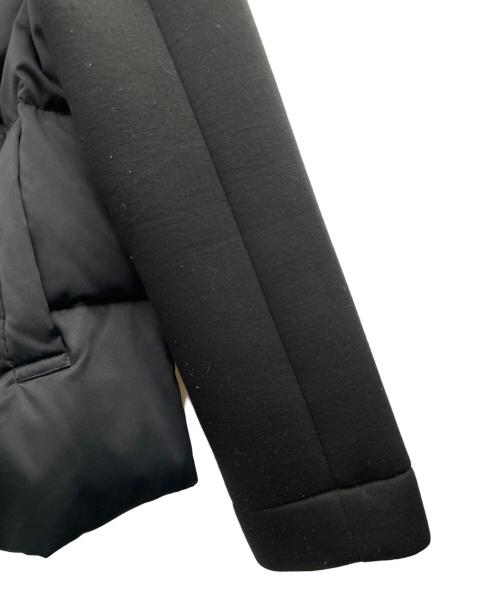 nano・universe（ナノ・ユニバース）nano・universe (ナノ・ユニバース) 切替ダウンジャケット ブラック サイズ:Ｆの古着・服飾アイテム