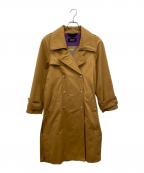 DIESELディーゼル）の古着「トレンチコート」｜ブラウン×パープル