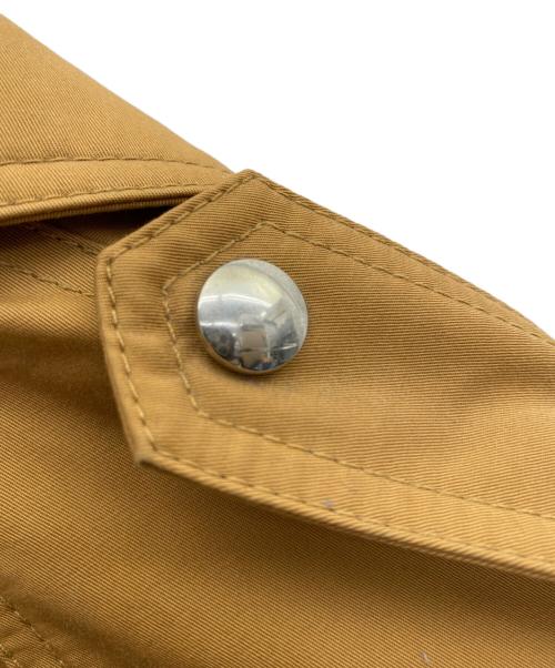 DIESEL（ディーゼル）DIESEL (ディーゼル) トレンチコート ブラウン×パープル サイズ:XXSの古着・服飾アイテム