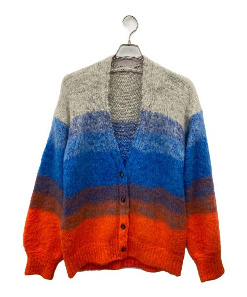 MAISON SPECIAL（メゾンスペシャル）MAISON SPECIAL (メゾンスペシャル) 厚手カーディガン グレー×ブルー サイズ:Freeの古着・服飾アイテム