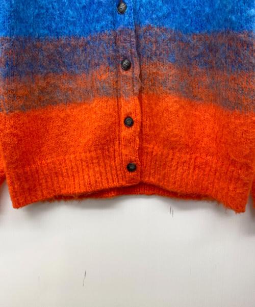 MAISON SPECIAL（メゾンスペシャル）MAISON SPECIAL (メゾンスペシャル) 厚手カーディガン グレー×ブルー サイズ:Freeの古着・服飾アイテム