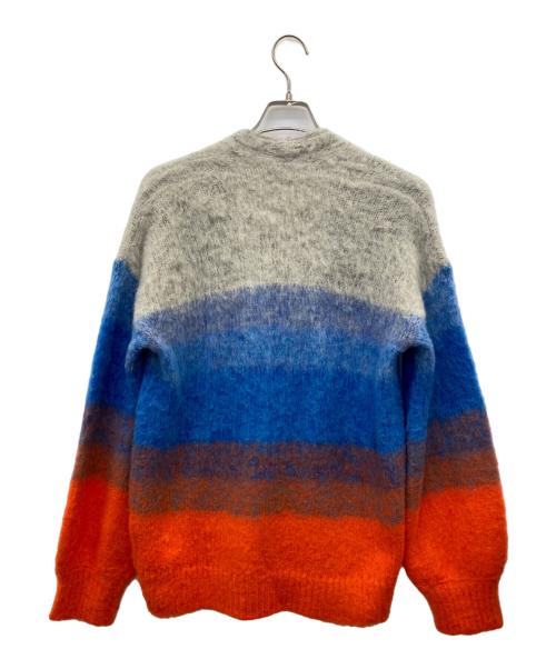 MAISON SPECIAL（メゾンスペシャル）MAISON SPECIAL (メゾンスペシャル) 厚手カーディガン グレー×ブルー サイズ:Freeの古着・服飾アイテム