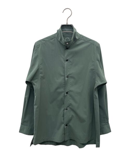 山と道（ヤマトミチ）山と道 (ヤマトミチ) 長袖シャツ グリーン サイズ:xsの古着・服飾アイテム