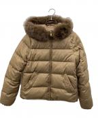 green label relaxingグリーンレーベルリラクシング）の古着「ダウンジャケット」｜ベージュ