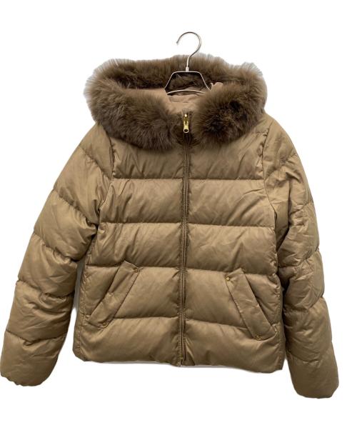 green label relaxing（グリーンレーベルリラクシング）green label relaxing (グリーンレーベルリラクシング) ダウンジャケット ベージュ サイズ:40の古着・服飾アイテム