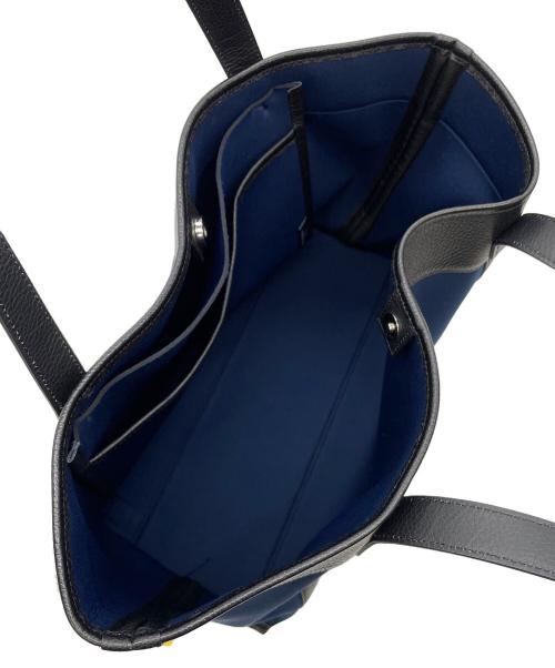 PELLE MORBIDA（ペッレモルビダ）PELLE MORBIDA (ペッレモルビダ) トートバッグ ネイビーの古着・服飾アイテム