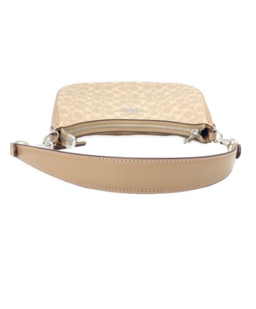 COACH（コーチ）COACH (コーチ) テリ ホーボー バッグ ベージュの古着・服飾アイテム