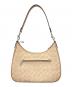 COACH (コーチ) テリ ホーボー バッグ ベージュ：17000円