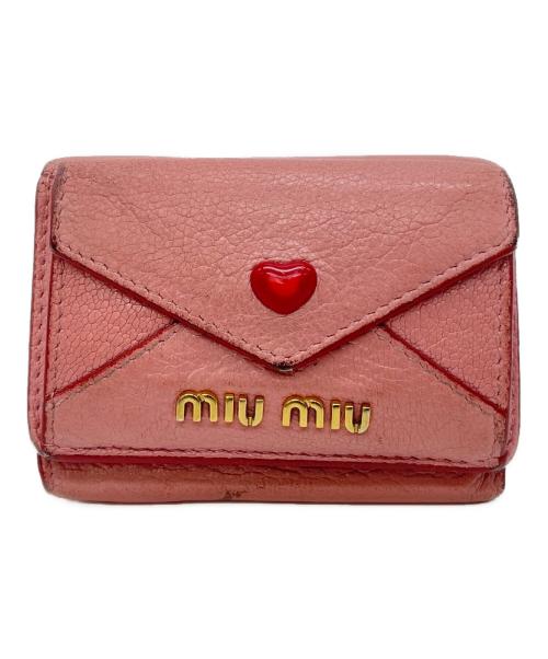 MIU MIU（ミュウミュウ）MIU MIU (ミュウミュウ) 3つ折り財布の古着・服飾アイテム