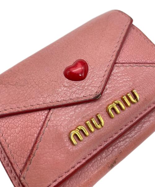 MIU MIU（ミュウミュウ）MIU MIU (ミュウミュウ) 3つ折り財布の古着・服飾アイテム