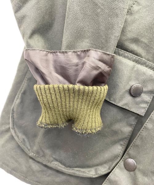 Barbour（バブアー）Barbour (バブアー) Bedale SL オイルドジャケット グリーン×ブラウン サイズ:36の古着・服飾アイテム