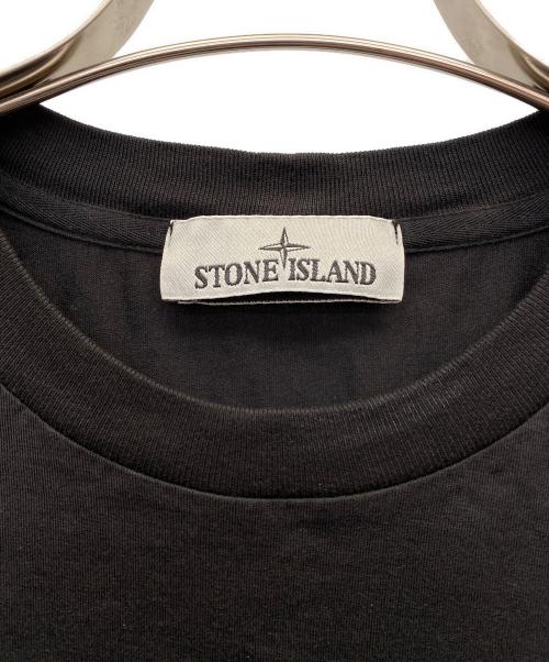STONE ISLAND（ストーンアイランド）STONE ISLAND (ストーンアイランド) 半袖カットソー ブラック サイズ:Mの古着・服飾アイテム