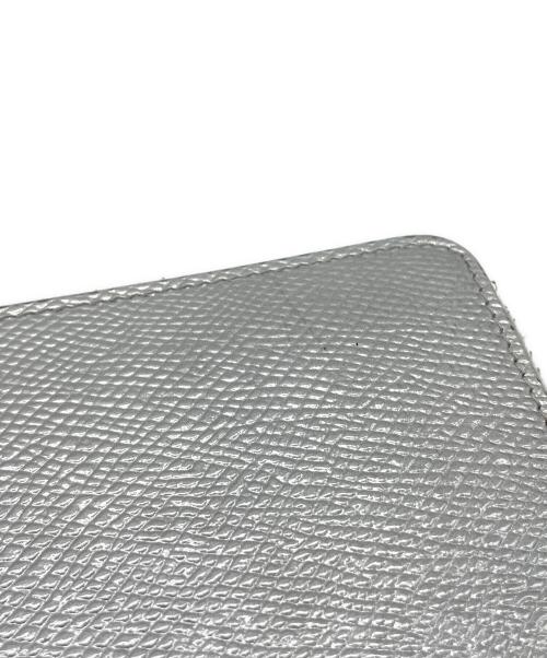 CELINE（セリーヌ）CELINE (セリーヌ) ラウンドジップウォレット シルバーの古着・服飾アイテム