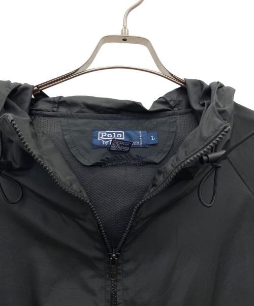 POLO RALPH LAUREN（ポロ・ラルフローレン）POLO RALPH LAUREN (ポロ・ラルフローレン) ナイロンジャケット ブラック サイズ:Lの古着・服飾アイテム