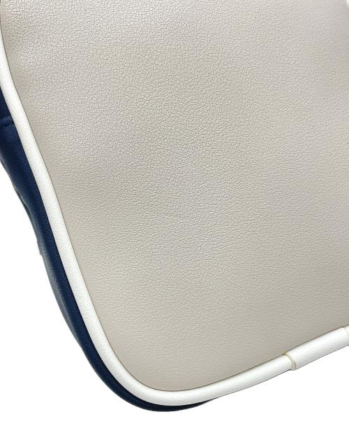 DIESEL（ディーゼル）DIESEL (ディーゼル) ショルダーバッグ ブルー×ベージュの古着・服飾アイテム