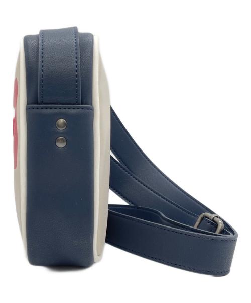 DIESEL（ディーゼル）DIESEL (ディーゼル) ショルダーバッグ ブルー×ベージュの古着・服飾アイテム